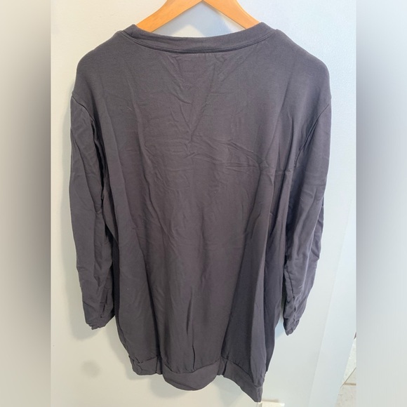 Sweetlegs Clothing Inc. Gray Long-Sleeve Crewneck Sweatshirt XL - Picture 7 of 11
